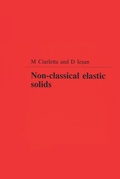 Cover: Non-Classical Elastic Solids - Chapman & Hall/CRC