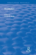 Cover: Restitution - Routledge