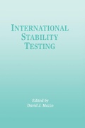 Cover: International Stability Testing - CRC Press