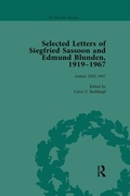 Cover: Selected Letters of Siegfried Sassoon and Edmund Blunden, 1919-1967 Vol 2 - Routledge