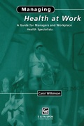 Cover: Managing Health at Work - CRC Press