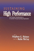 Cover: SUSTAINING High Performance - CRC Press