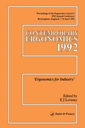 Cover: Contemporary Ergonomics - CRC Press