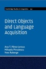 Cover: Direct Objects and Language Acquisition - Cambridge University Press
