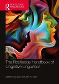Cover: The Routledge Handbook of Cognitive Linguistics - Routledge