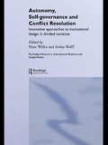 Cover: Autonomy, Self Governance and Conflict Resolution - Routledge