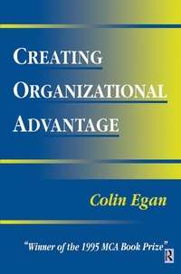 Enlarge image Cover: Creating Organizational Advantage - Routledge