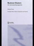 Cover: Business Clusters - Routledge