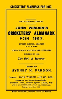 Abbildung von: Wisden Cricketers' Almanack 1917 - Wisden