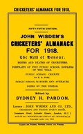 Cover: Wisden Cricketers' Almanack 1918 - Wisden