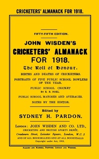 Abbildung von: Wisden Cricketers' Almanack 1918 - Wisden