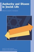 Cover: Authority and Dissent in Jewish Life - Purdue University Press