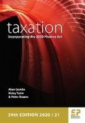 Cover: Taxation - incorporating the 2020 Finance Act 2020/21 38th edition 2020 - Fiscal Publications
