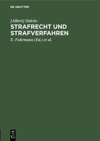 Abbildung von: Strafrecht und Strafverfahren - De Gruyter