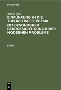 Cover: HAAS: EINF. IN DIE THEORET. PHYSIK BD. 2 2A HETP - De Gruyter