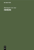 Cover: Iwein - De Gruyter