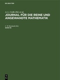 Cover: Journal f&uuml;r die reine und angewandte Mathematik / Journal f&uuml;r die reine und angewandte Mathematik. Band 65 - De Gruyter