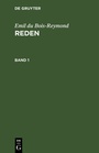 Cover: Reden. Band 1 - De Gruyter