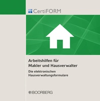 Abbildung von: CertiFORM Hausverwaltungsformulare - Boorberg