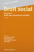 Cover: Droit social, Volume II - Helbing & Lichtenhahn