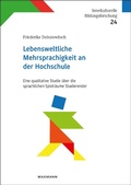 Cover: Lebensweltliche Mehrsprachigkeit an der Hochschule - Waxmann