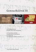 Cover: Genisa-Bl&auml;tter III - Universit&auml;tsverlag Potsdam