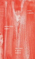 Cover: Irdischer Durst - Matthes & Seitz Berlin