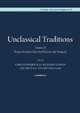 Cover: Unclassical Traditions, - Cambridge Philological Society
