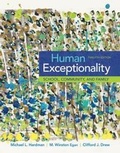 Cover: Human Exceptionality - Wadsworth Publishing Co Inc