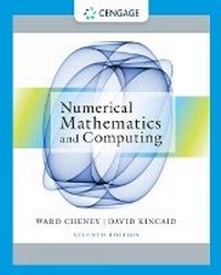 Enlarge image Cover: Numerical Mathematics and Computing - Brooks/Cole
