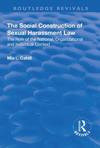 Abbildung von: The Social Construction of Sexual Harassment Law - Routledge