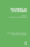 Cover: Soldiers as Statesmen - Routledge