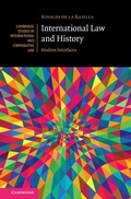 Cover: International Law and History - Cambridge University Press