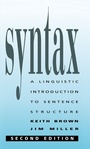 Cover: Syntax - Routledge