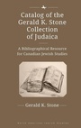 Cover: Catalog of the Gerald K. Stone Collection of Judaica - Academic Studies Press