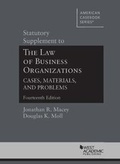 Cover: Statutory Supplement to The Law of Business Organizations, Cases, Materials, and Problems - West Academic Press