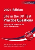 Cover: Life in the UK Test: Practice Questions 2021 - Red Squirrel Publishing