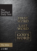 Cover: First Word. Last Word. God's Word. - Seedbed Inc