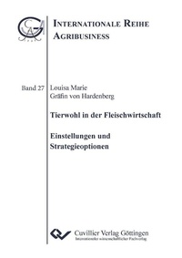 Abbildung von: Tierwohl in der Fleischwirtschaft - Cuvillier Verlag