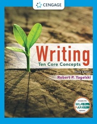 Enlarge image Cover: Writing: Ten Core Concepts (w/ MLA9E Updates) - Wadsworth Publishing Co Inc