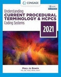 Enlarge image Cover: Understanding Current Procedural Terminology and HCPCS Coding Systems, 2021 - Delmar Cengage Learning