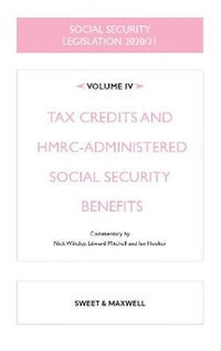 Enlarge image Cover: Social Security Legislation 2020/21 Volume IV - Sweet & Maxwell