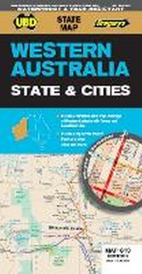 Abbildung von: Western Australia State & Cities Map 619 8th ed (waterproof) - UBD Gregory's