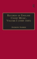 Cover: Records of English Court Music - Routledge