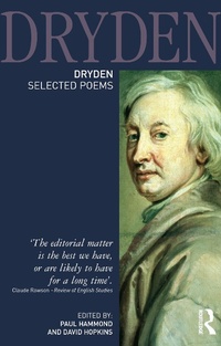 Enlarge image Cover: Dryden:Selected Poems - Routledge