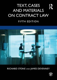 Abbildung von: Text, Cases and Materials on Contract Law - Routledge