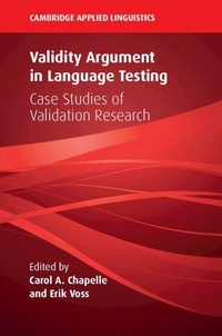 Enlarge image Cover: Validity Argument in Language Testing - Cambridge University Press