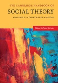Cover: The Cambridge Handbook of Social Theory - Cambridge University Press