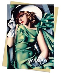 Abbildung von: Tamara de Lempicka: Young Lady with Gloves, 1930 Greeting Card Pack - Flame Tree Publishing