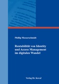 Bild: Rentabilit&auml;t von Identity und Access Management im digitalen Wandel - Kovac, Dr. Verlag
